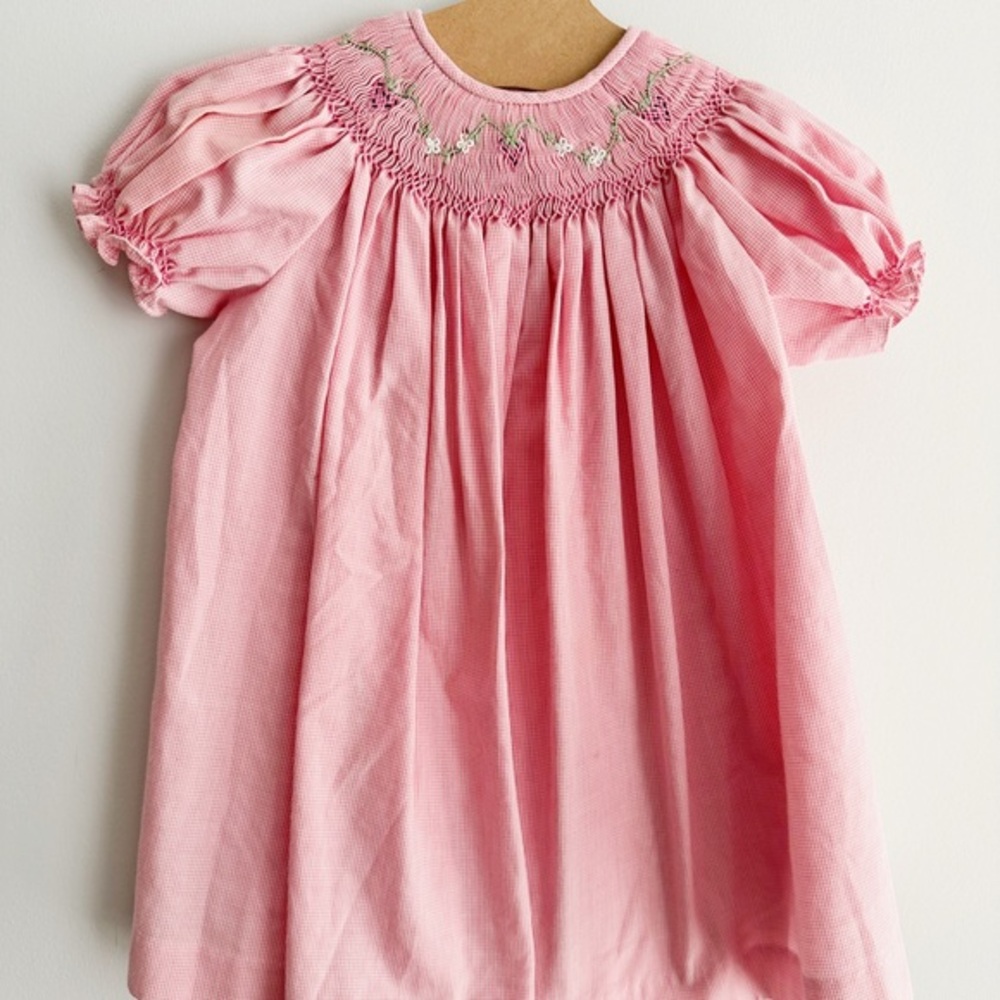 Beautiful Vintage Smocked Bishop Dress